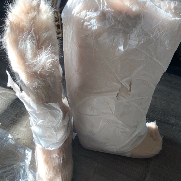 Fuzzy Pink Winter Boots - Picture 2 of 5